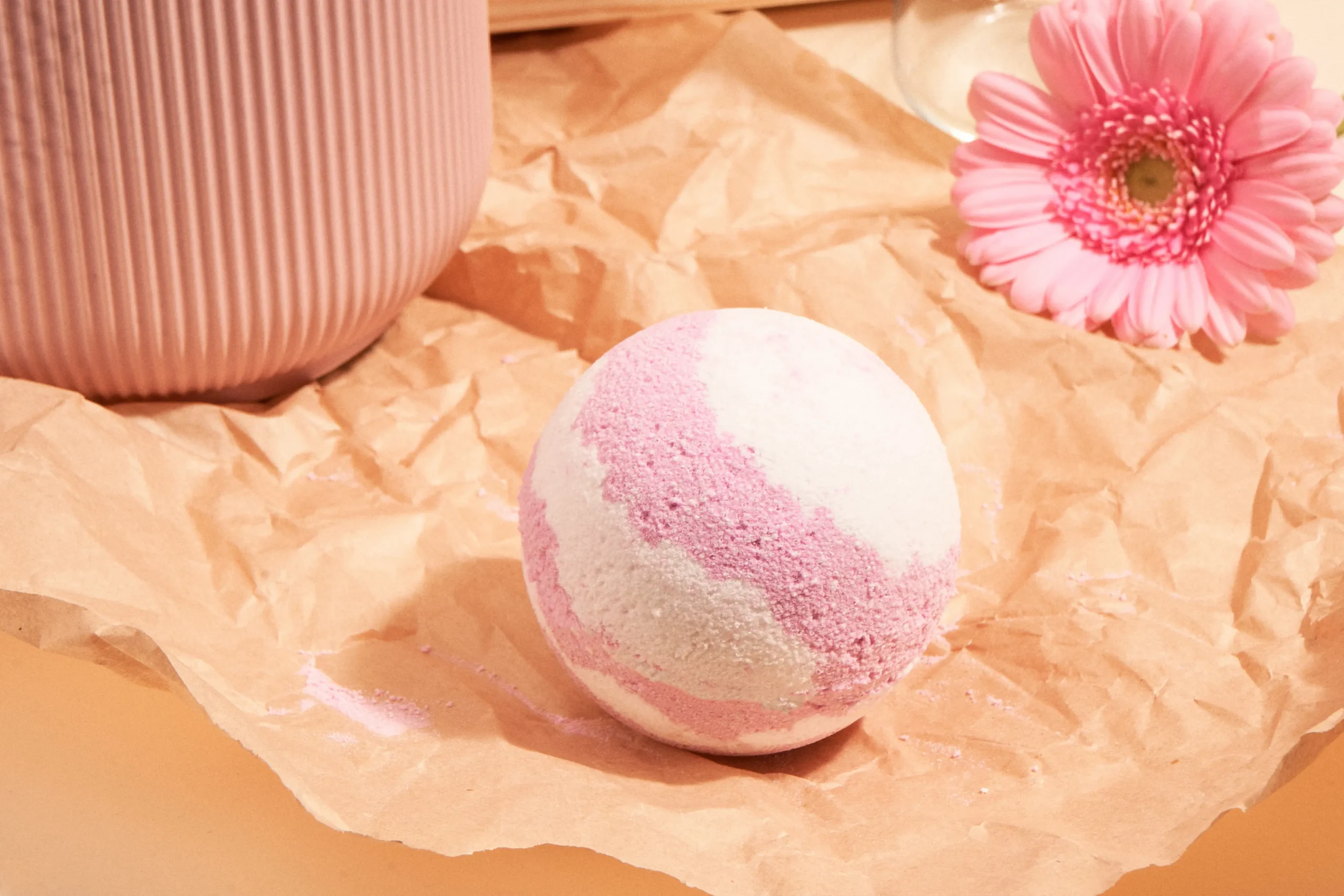 Pink Marble Bath Bomb