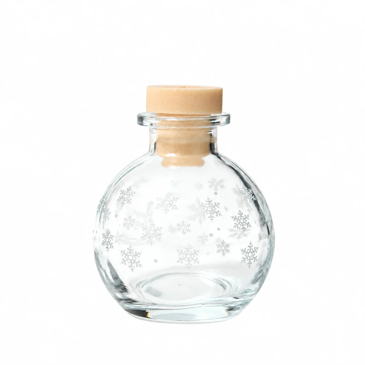 100ml Christmas Snowflake Round Clear Diffuser