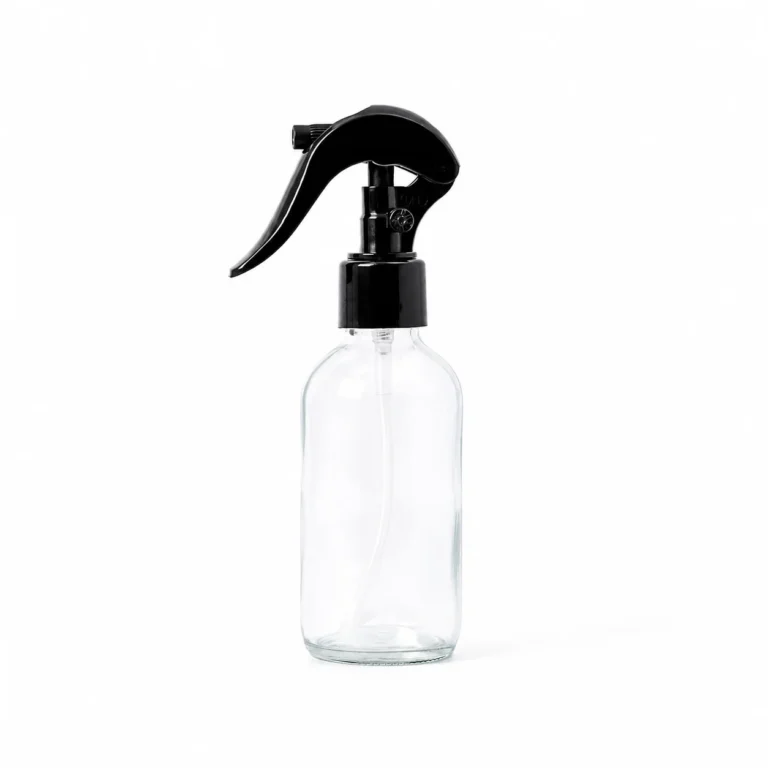 120ml Clear Glass with Black Trigger Spray