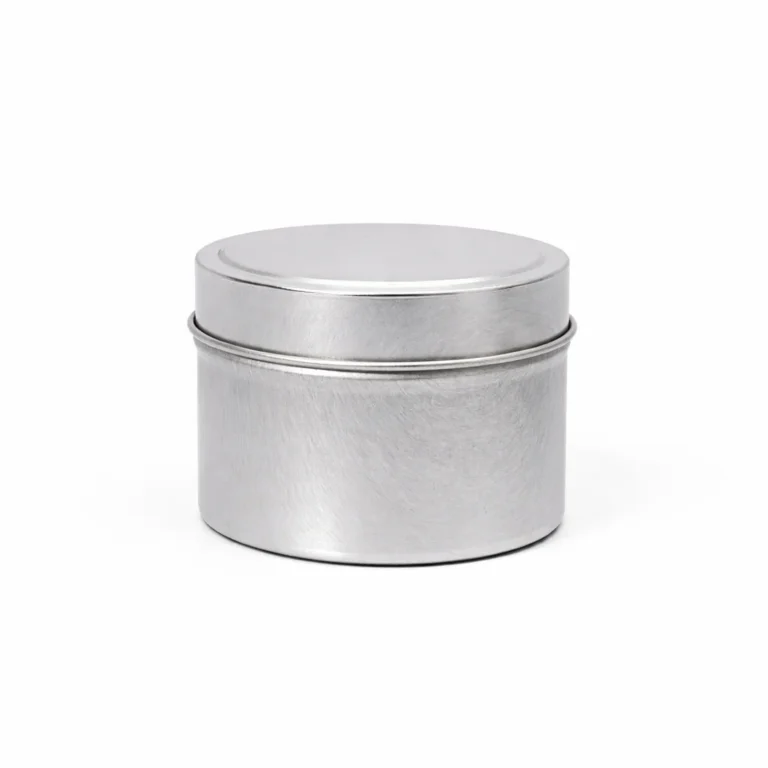 12cl Silver Candle Tins