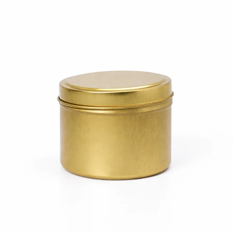 18cl Gold Candle Tins