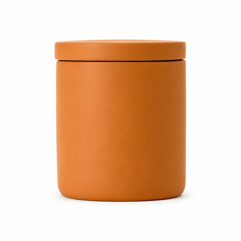 200ml Terracotta Concrete Jar with Lid