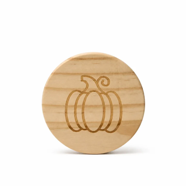 20cl Pumpkin Wooden Lid