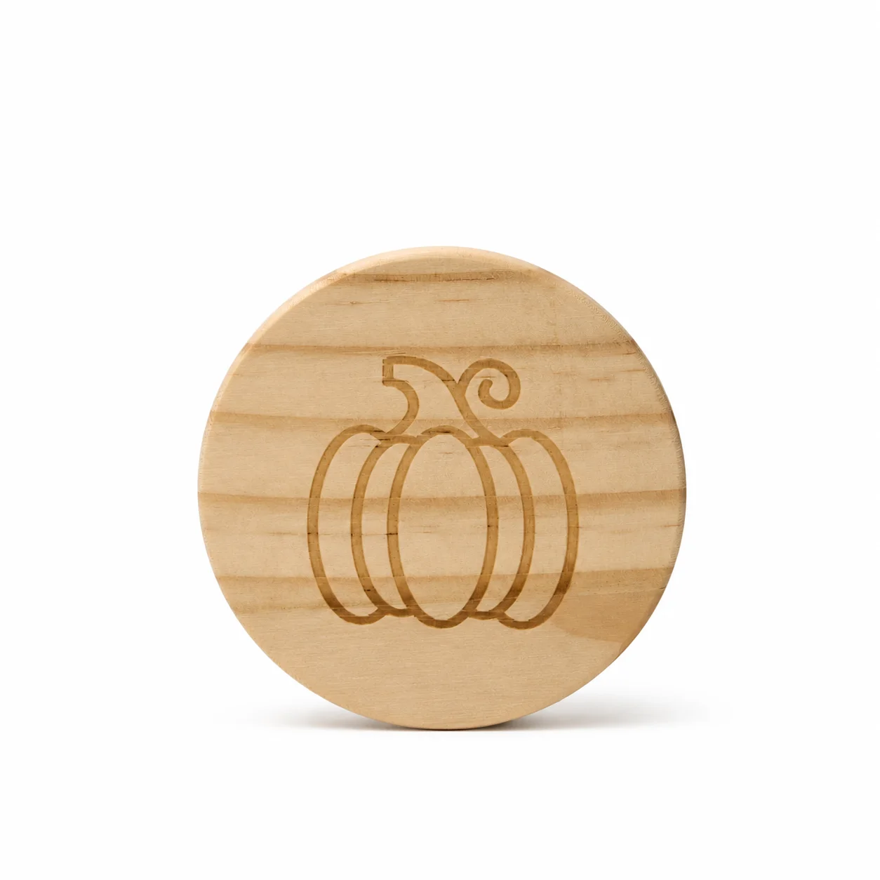 20cl Pumpkin Wooden Lid