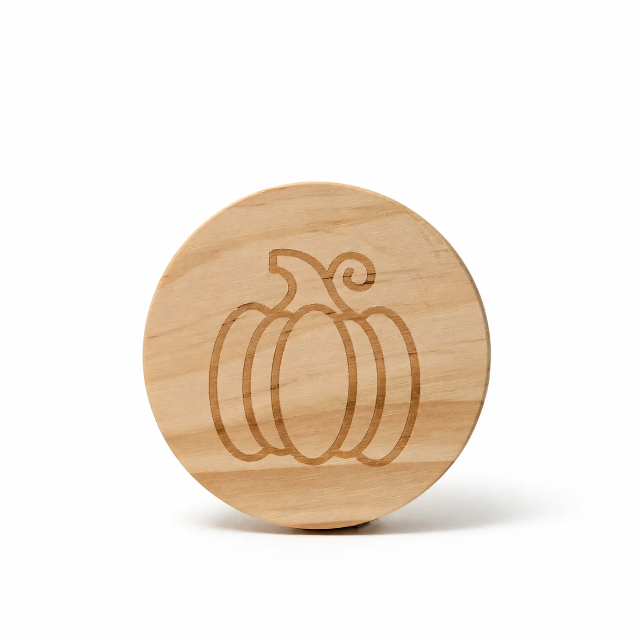 30cl Pumpkin Wooden Lid