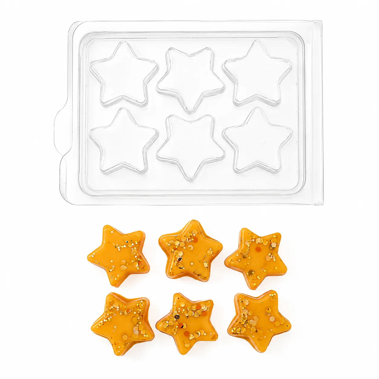 6 Segment Star Wax Melt Clamshell