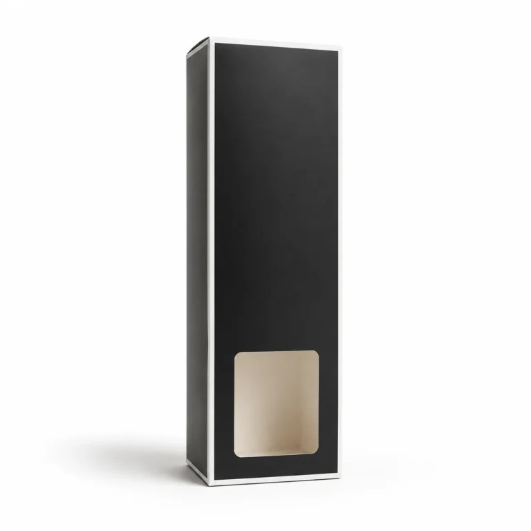 Black Reed Diffuser Box with White Rim