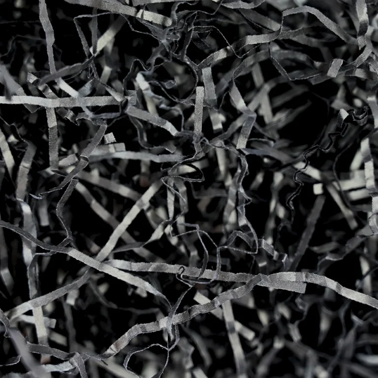 Black Shredded Paper