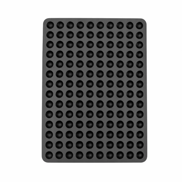 Black Tray Mould 140 Medium Semicircles - 2cm