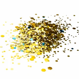 Chunky Shiny Gold Glitter