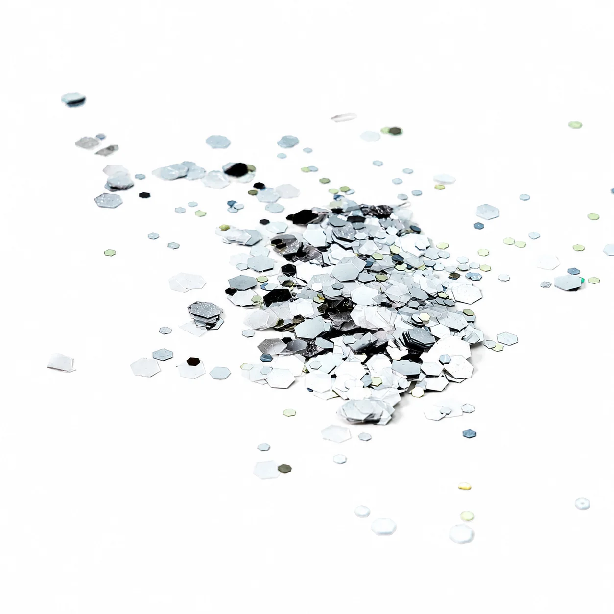 Chunky Silver Glitter