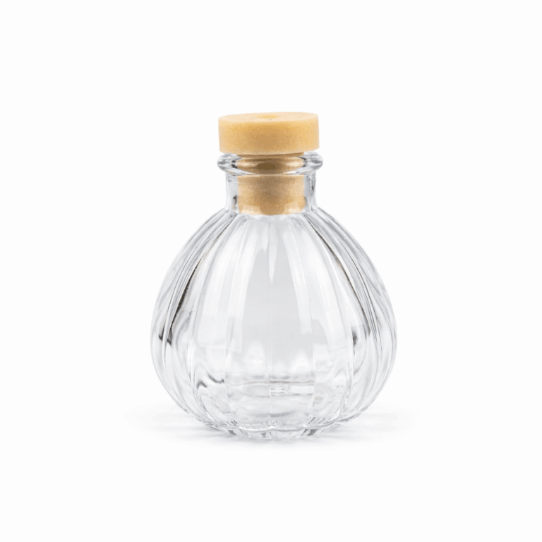 100ml Bevelled Round Clear Diffuser – Box of 6