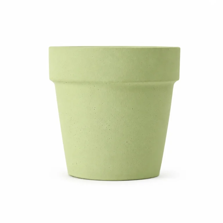 Green Concrete Lined Classic Pot