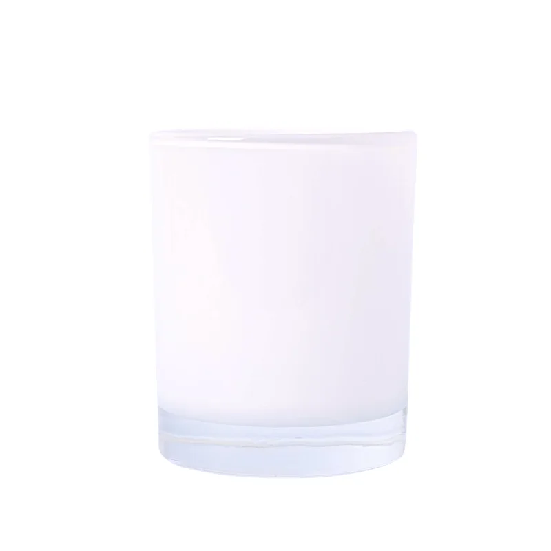 Karen 20cl Gloss White Candle Glass