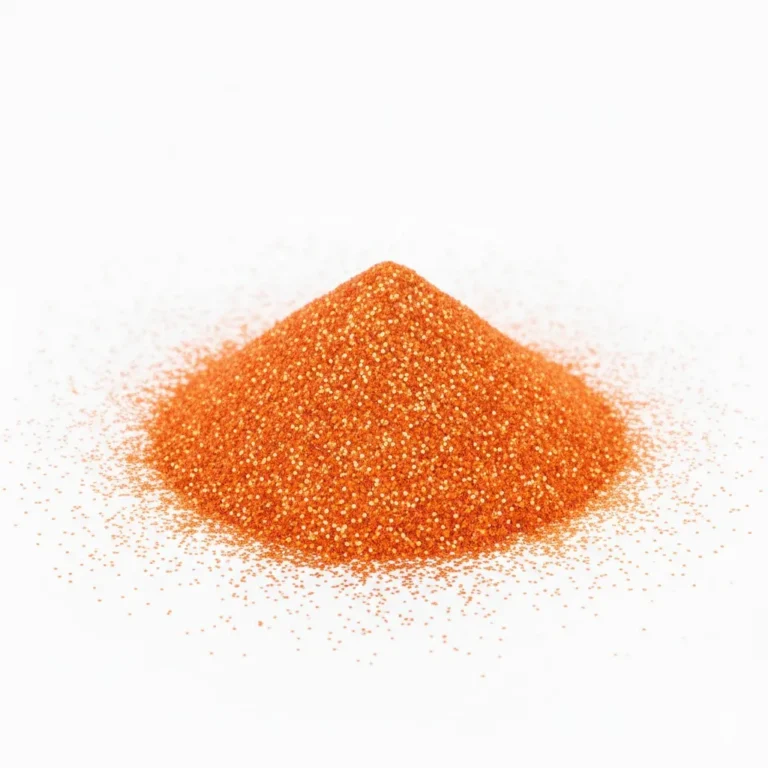 Orange Glitter