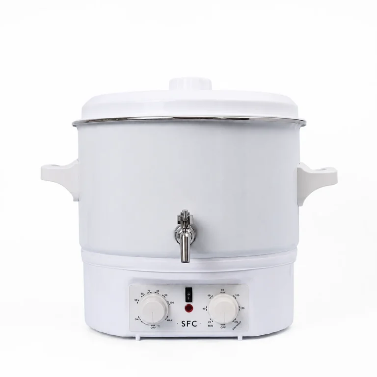 SFC 16 Litre White Enamel Wax Melter