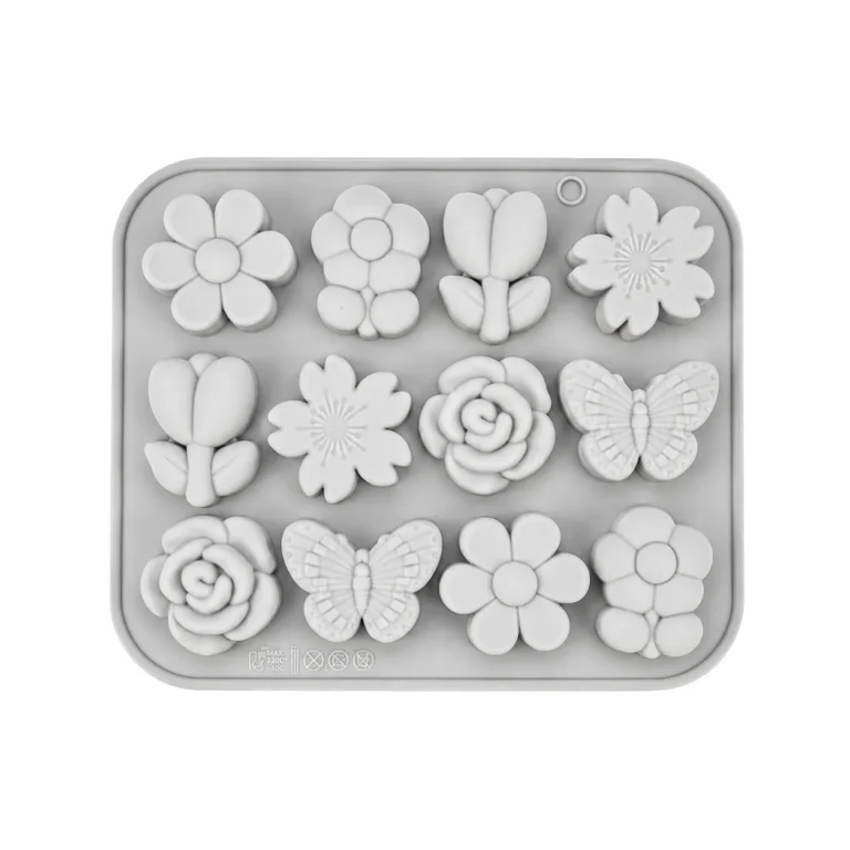 Silicone Mixed Flower & Butterfly Mould
