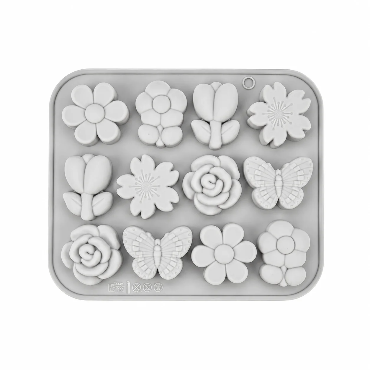 Silicone Mixed Flower & Butterfly Mould