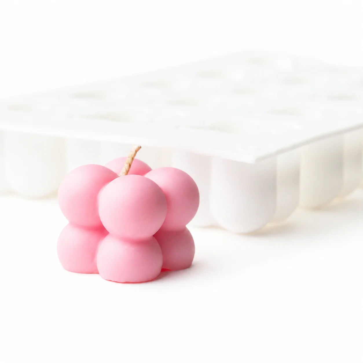 Small Bubble Silicone Candle Mould