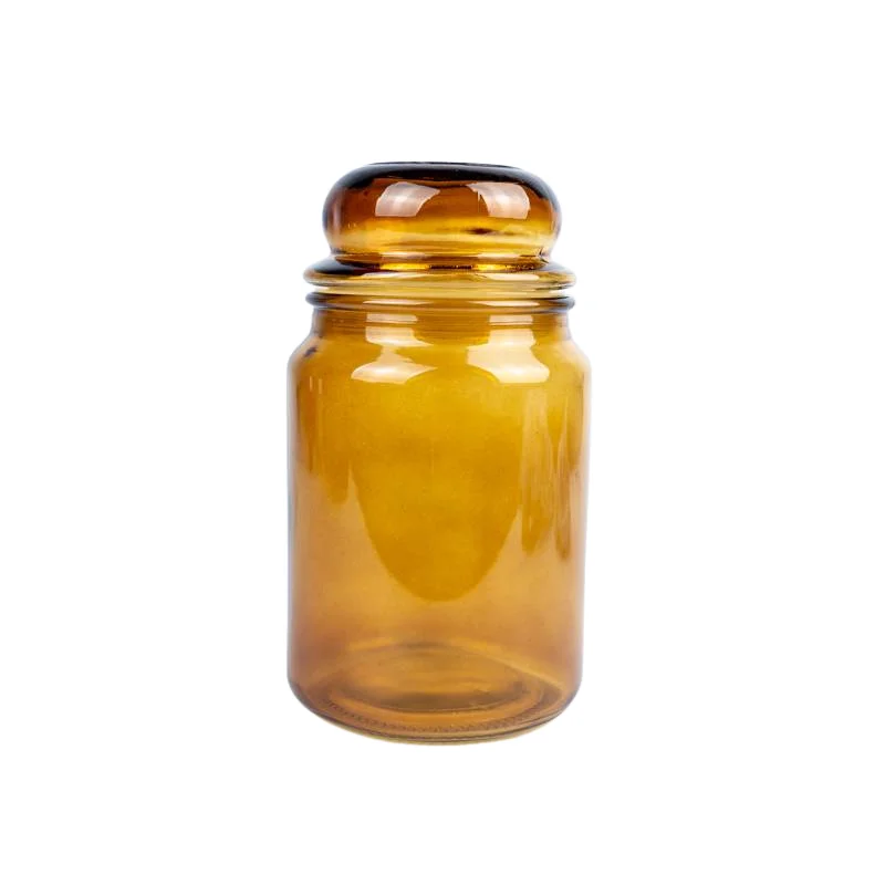 Traditional 75cl Glass Jar Amber
