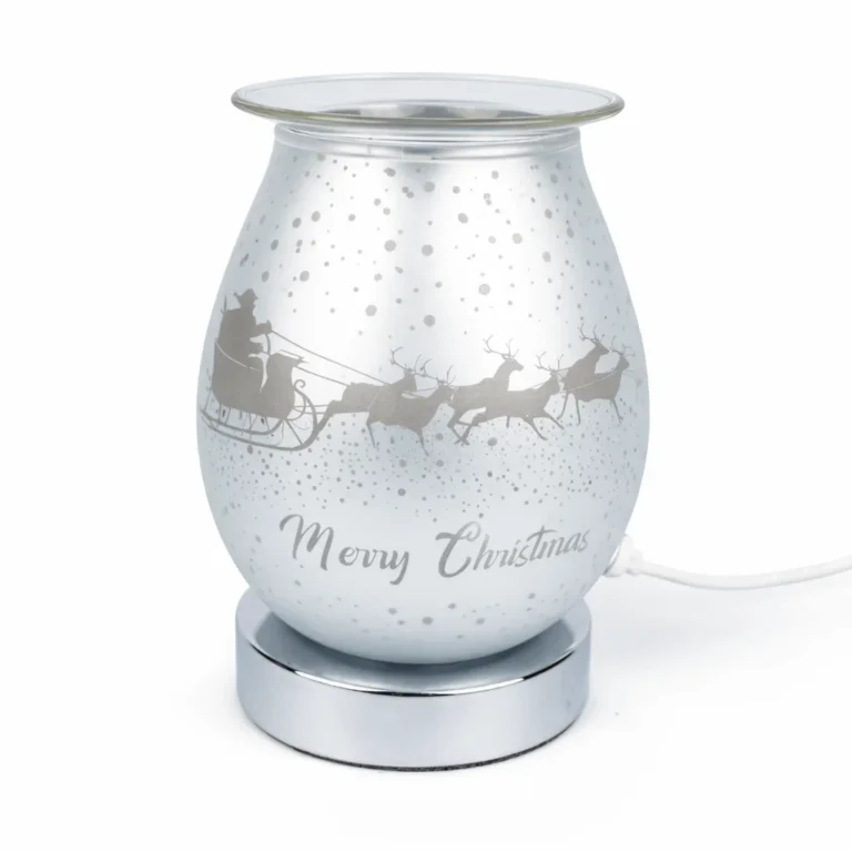 Wax Warmer Christmas Scene Lamp