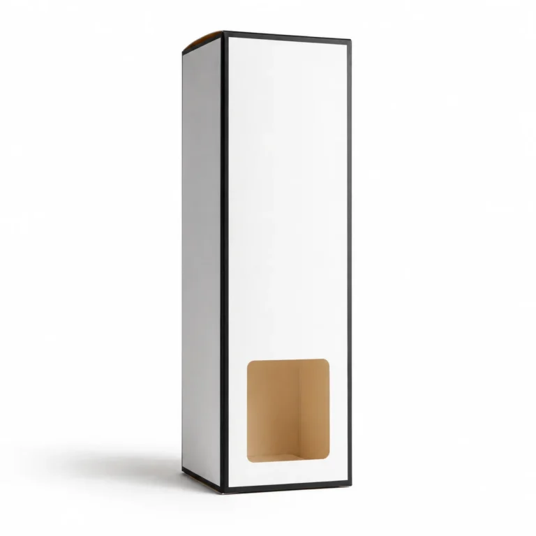 White Reed Diffuser Box with Black Rim