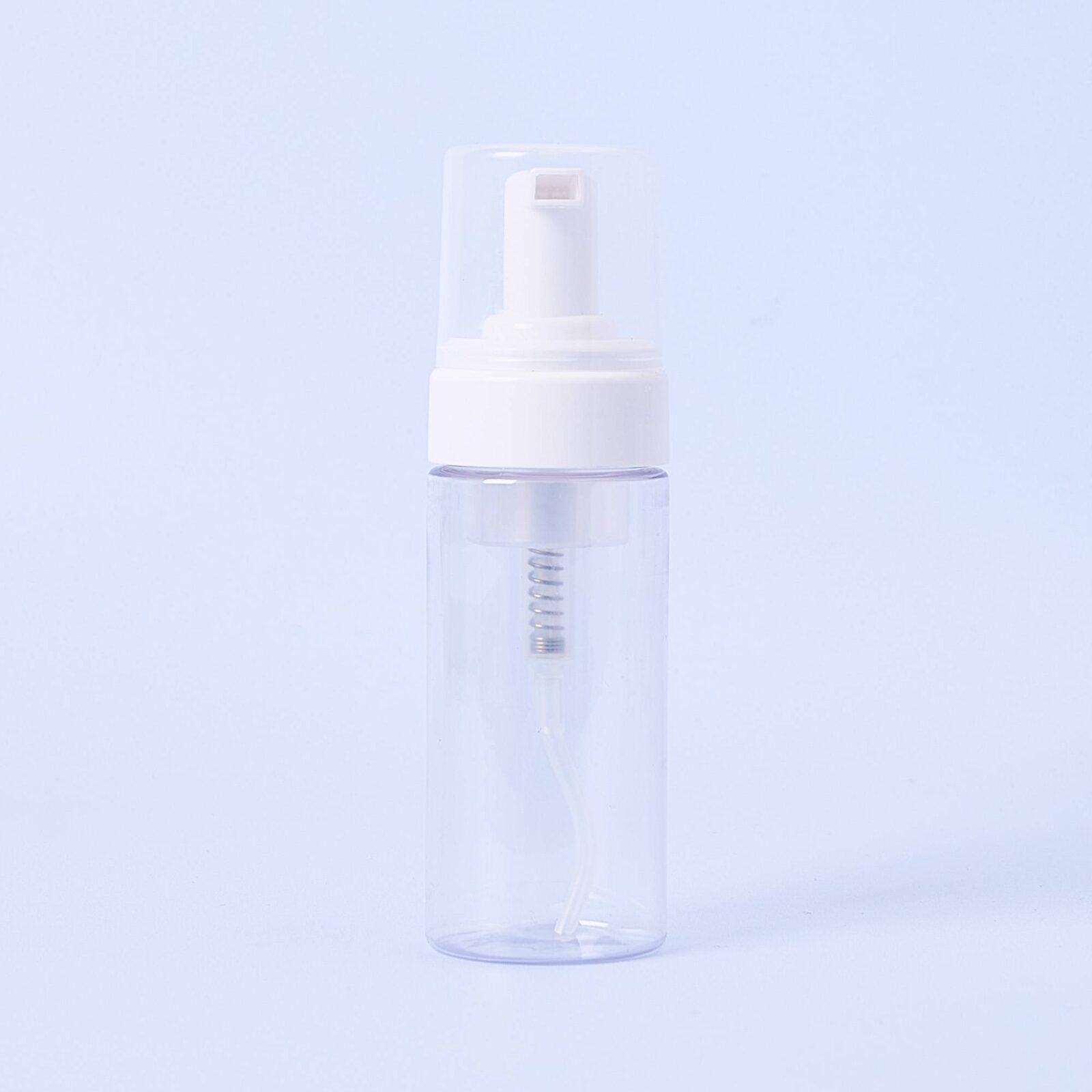 120ml PET Clear Bottle With White Foam Pump - Box of 10