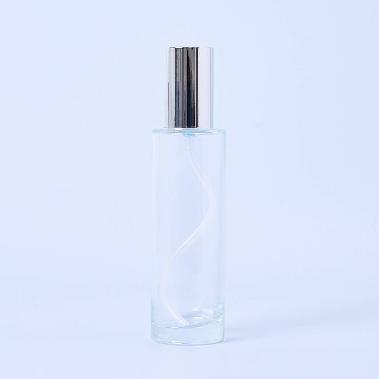 100ml Clear Bottle With Silver Pump & Lid - Box of 10