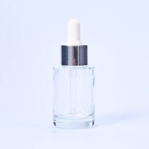 30ml Clear Dropper Bottle With Silver Pipette - Box of 10