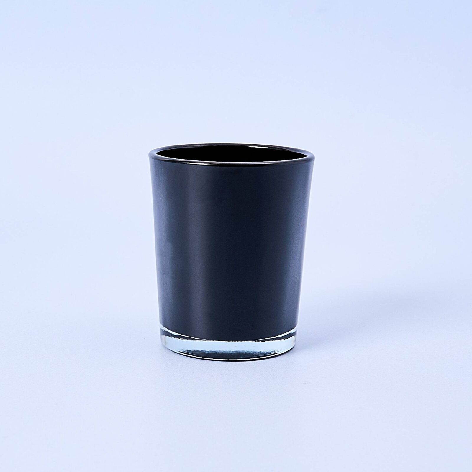 9cl Gloss Black Candle Glass - Box of 6