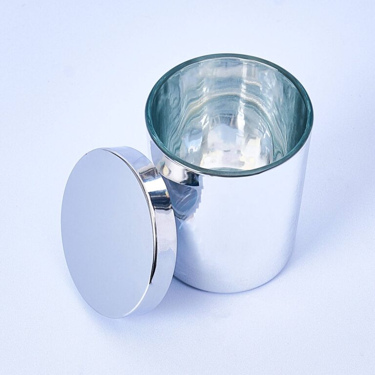 20cl Silver Electroplated Glass with Lid