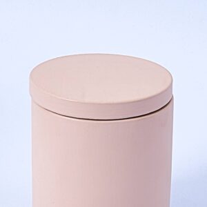 Nude Concrete Candle Jar With Lid Available at Supplies For Candles ™