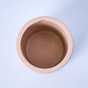 Nude Concrete Candle Jar With Lid Available at Supplies For Candles ™