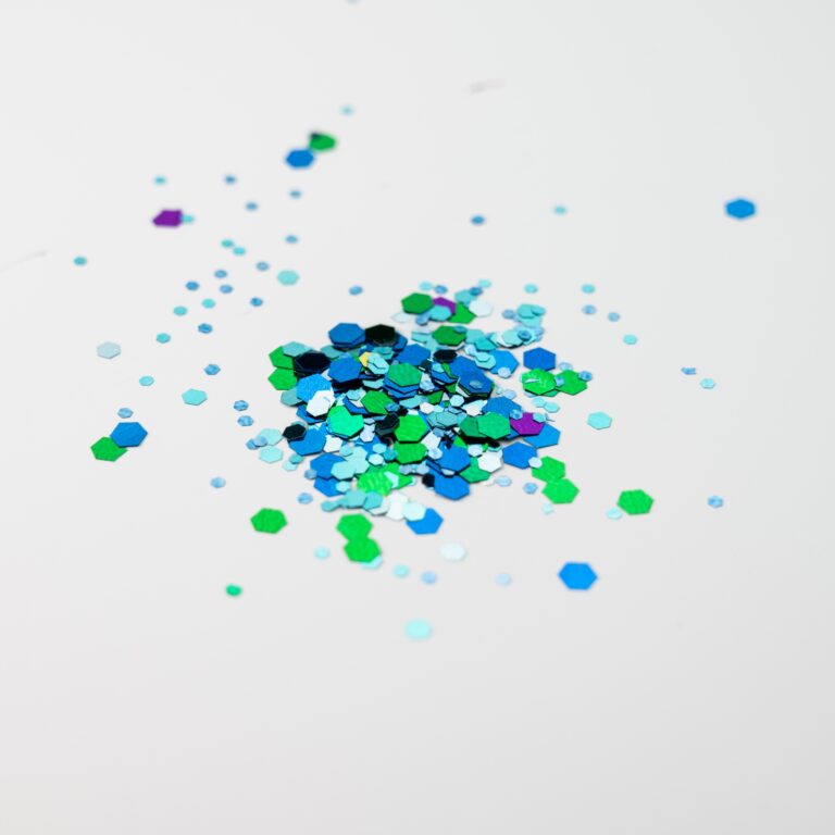 Chunky Blue Glitter