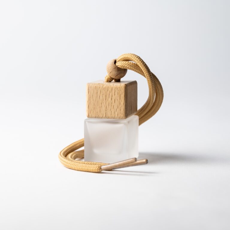 Frosted Hanging Car Diffuser with Wooden Lid - Bag of 10