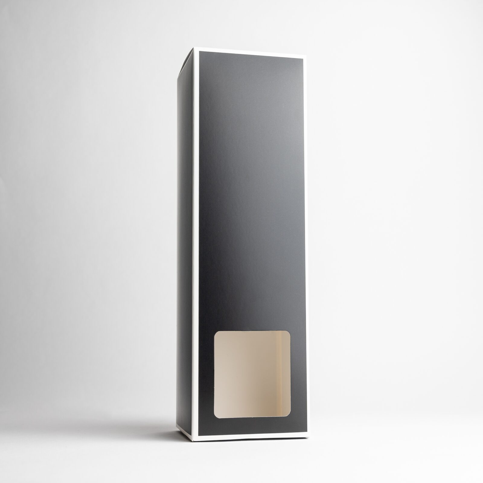 Black Reed Diffuser Box With White Rim