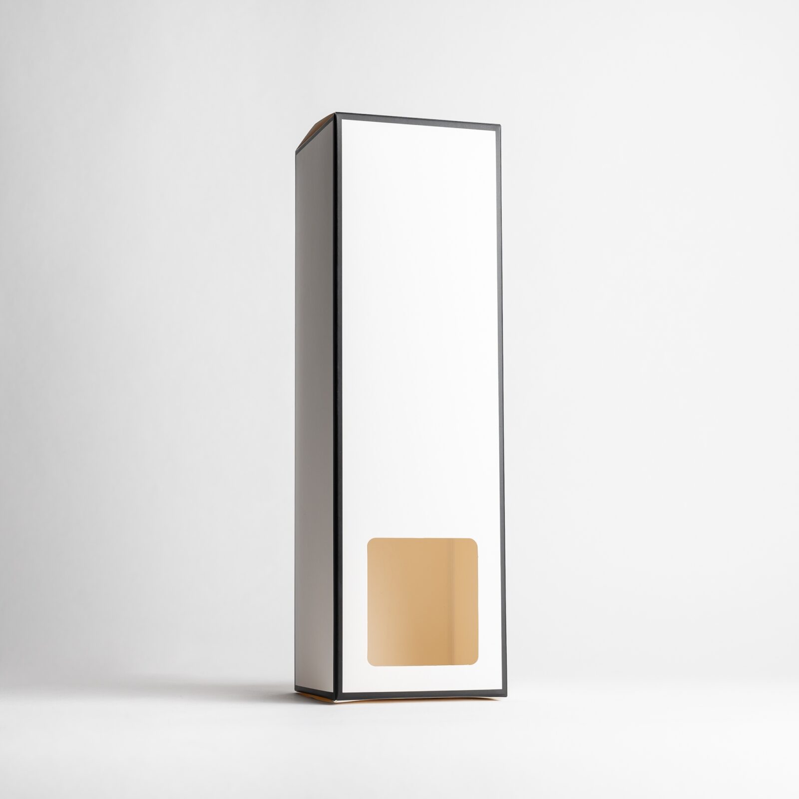 White Reed Diffuser Box With Black Rim