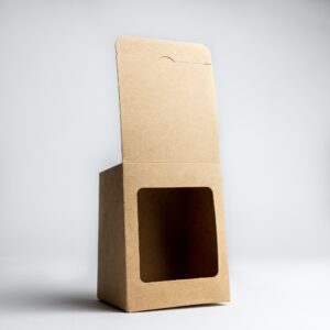 30cl Kraft Candle Box With Window