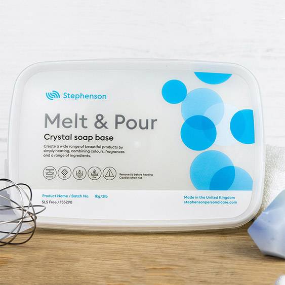 SLS Free Clear Melt & Pour Soap Base