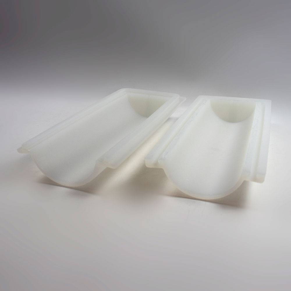 Cylindrical Mould, Silicone, Large - Two Halves