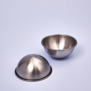 9037 Bath Bomb Mould, Stainless Steel, 70mm