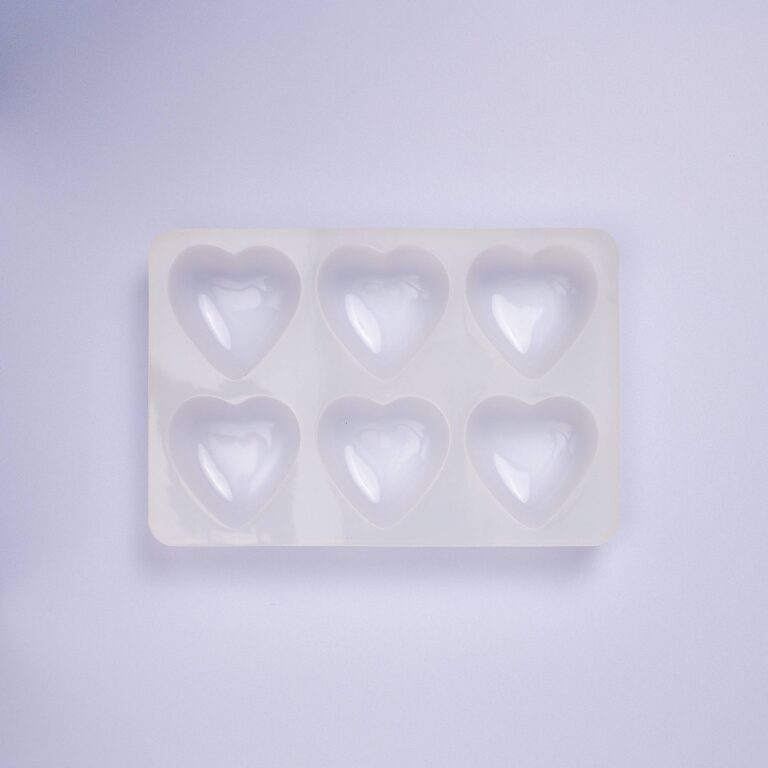 Heart Mould, Silicone, Set of 6