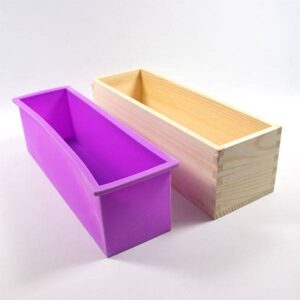 Wooden Silicone Mould with Cutter & Blade Set - Silicone Mould