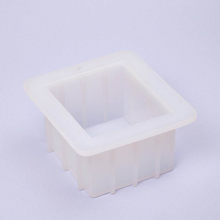Square Soap Mould, Silicone, Small
