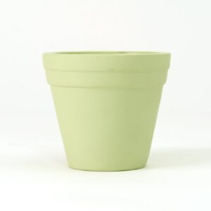Green Concrete Lined Double Trim Pot