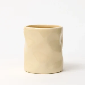 200ml Beige Ceramic Wave Jar