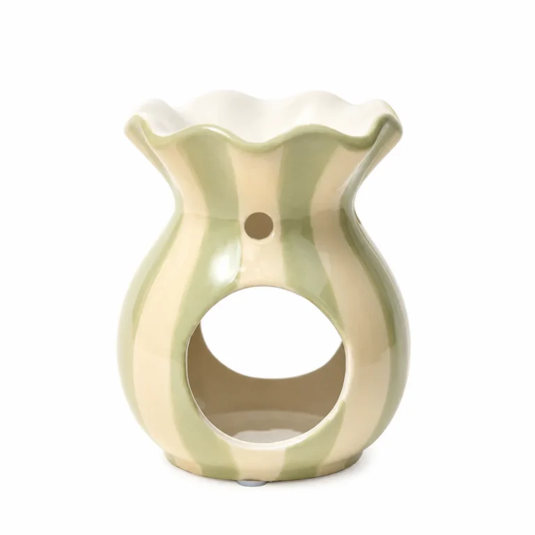 Green Striped Ripple Burner
