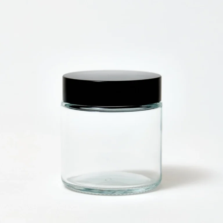 Clear Glass Jar With Lid