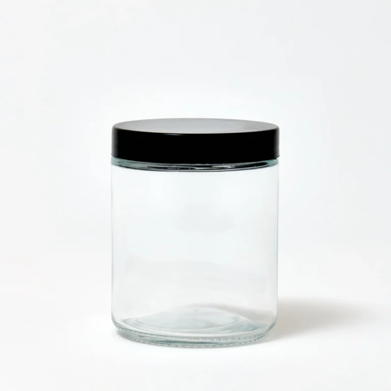Clear Glass Jar with Lid