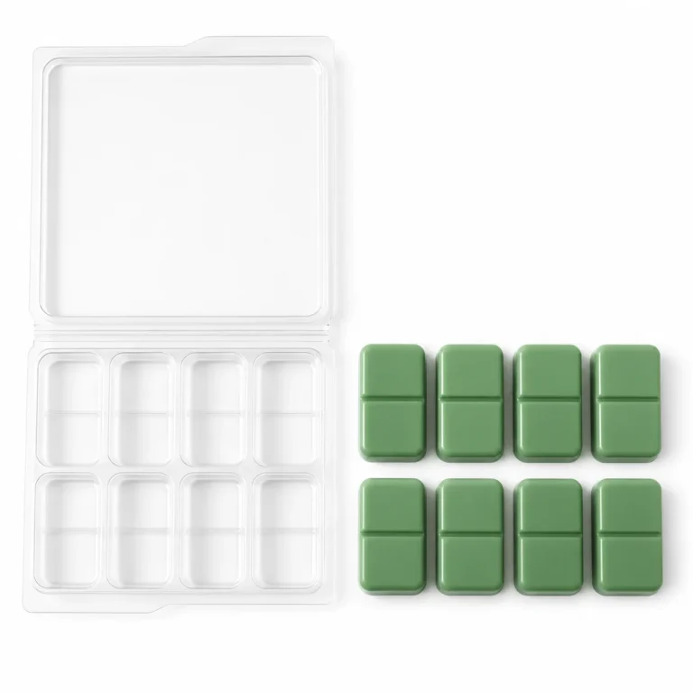 Split 8 Cavity Wax Melt Clamshell
